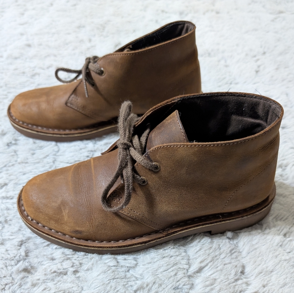 Clarks Desert Boot Brown Leather Women's Size 7.5
